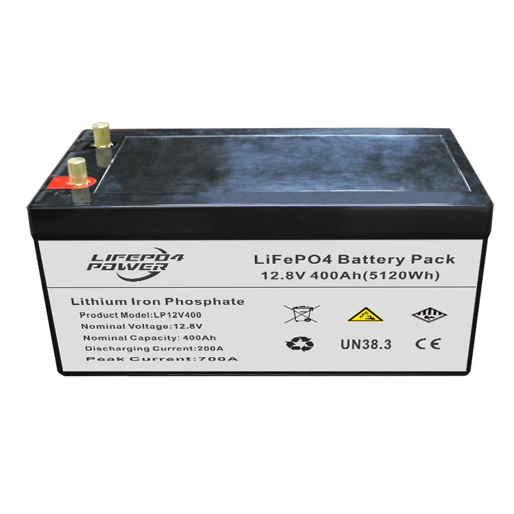 12.8V 400Ah lithium iron battery