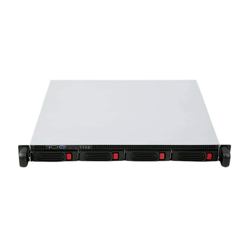 1U 4HDD short server chassis