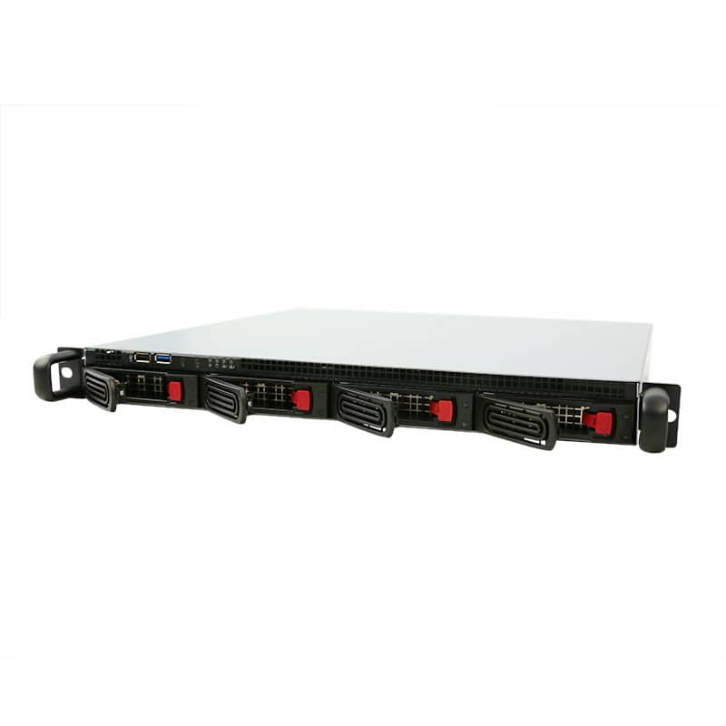 1U 4HDD short server chassis