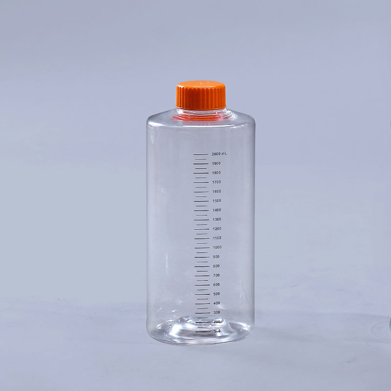 2-литровые роллерные бутылки с ячейками, обработанными TC