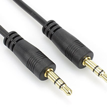 3,5 mm moški/moški aux stereo kabel