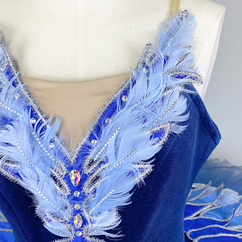 Blue Bird Balett Tutu kostymer för flickor