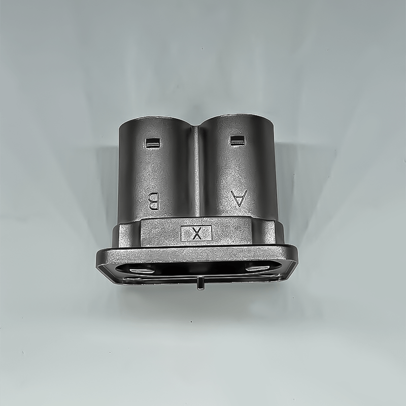 Two-core connector housing zinc alloy die casting