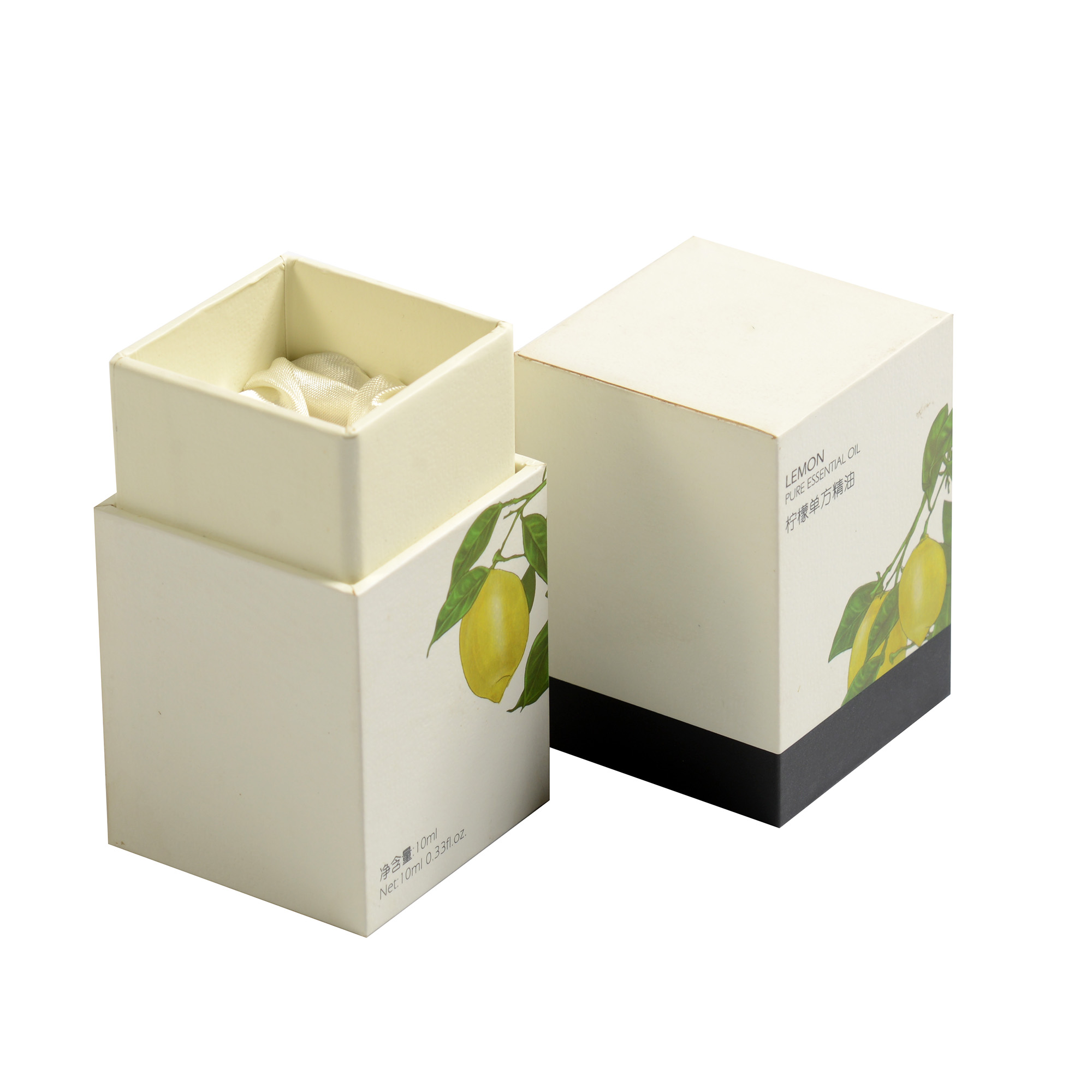 Beige essential oil colloidal cosmetic packing box