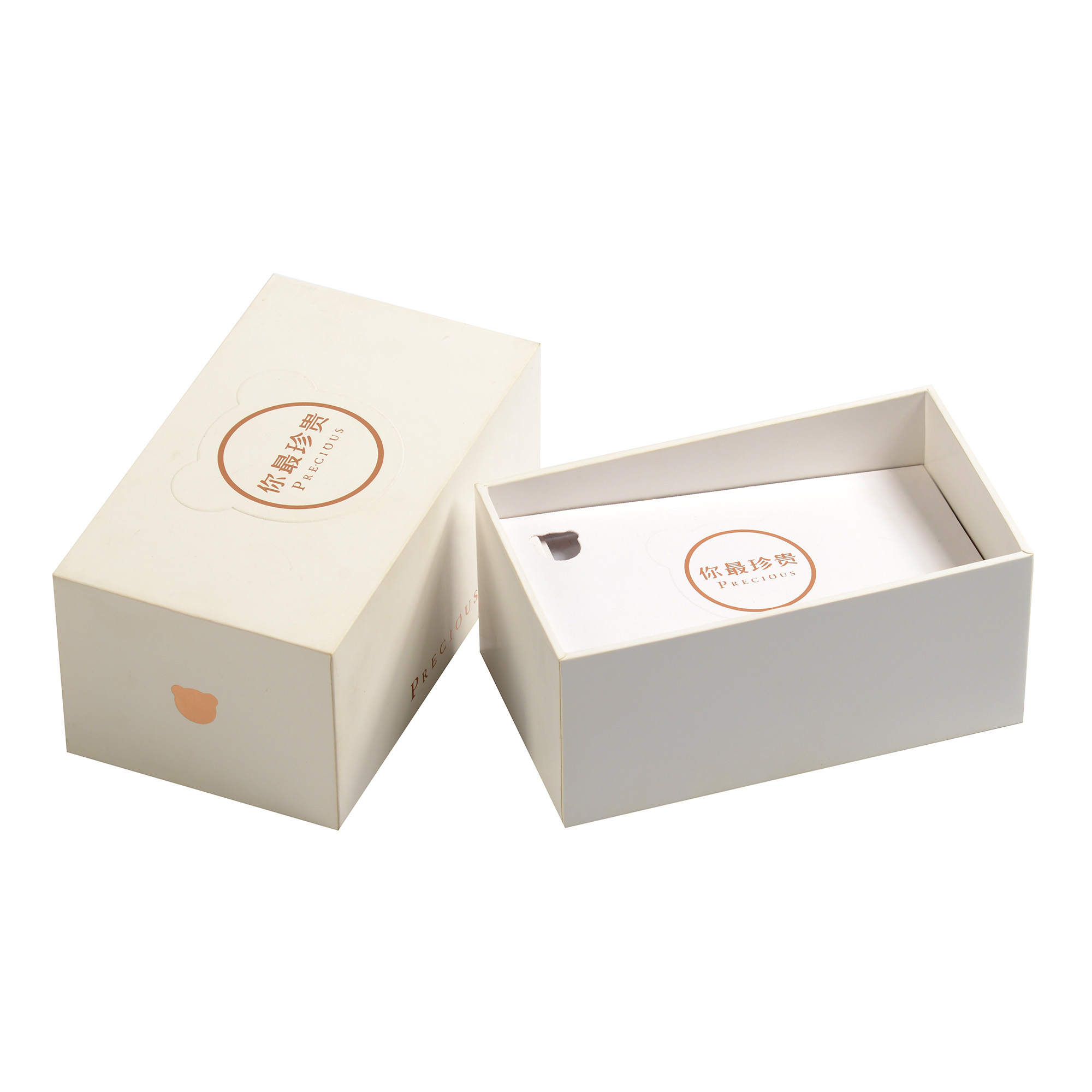 Beige special paper crafts paper gift box