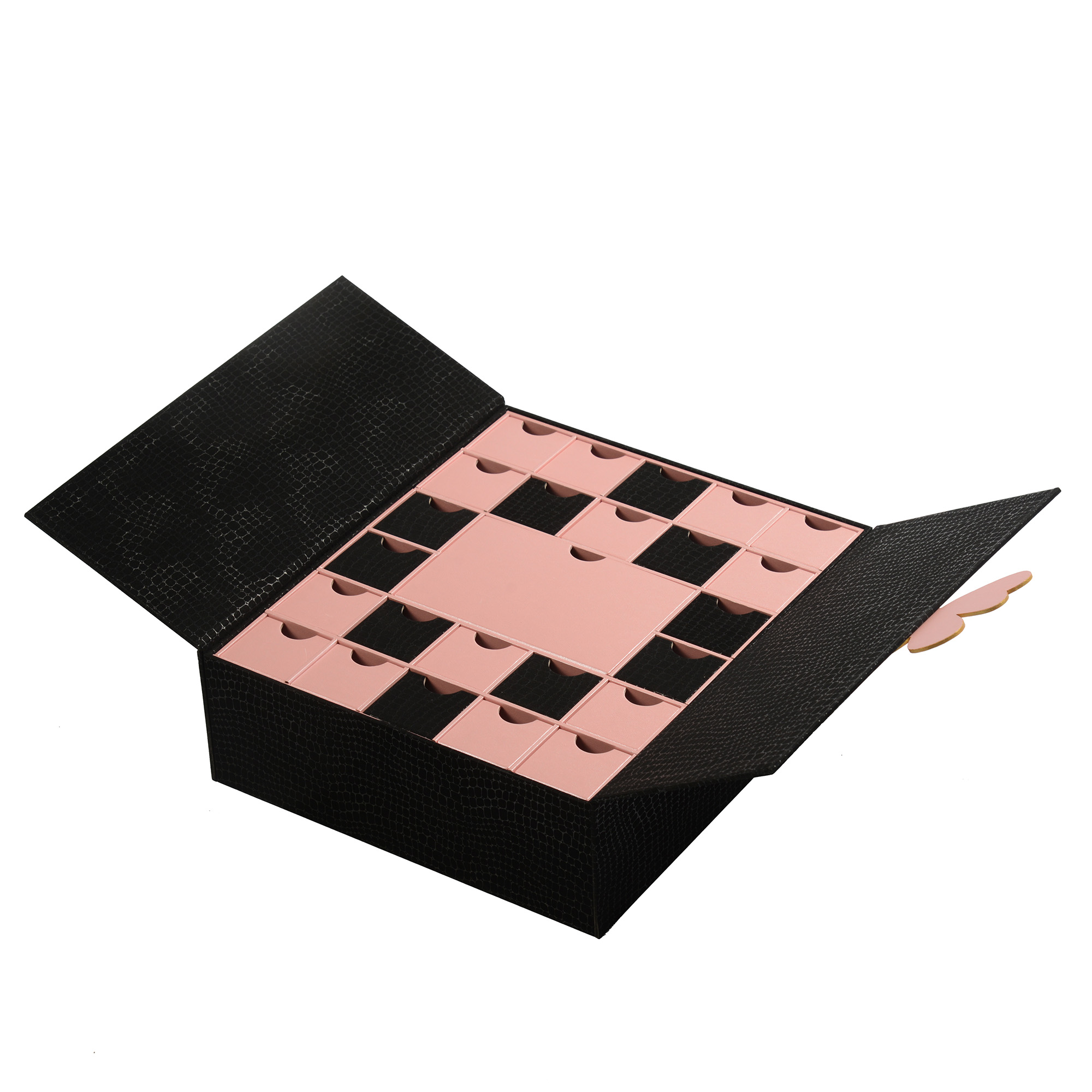 Black pull-out blind box paper gift box