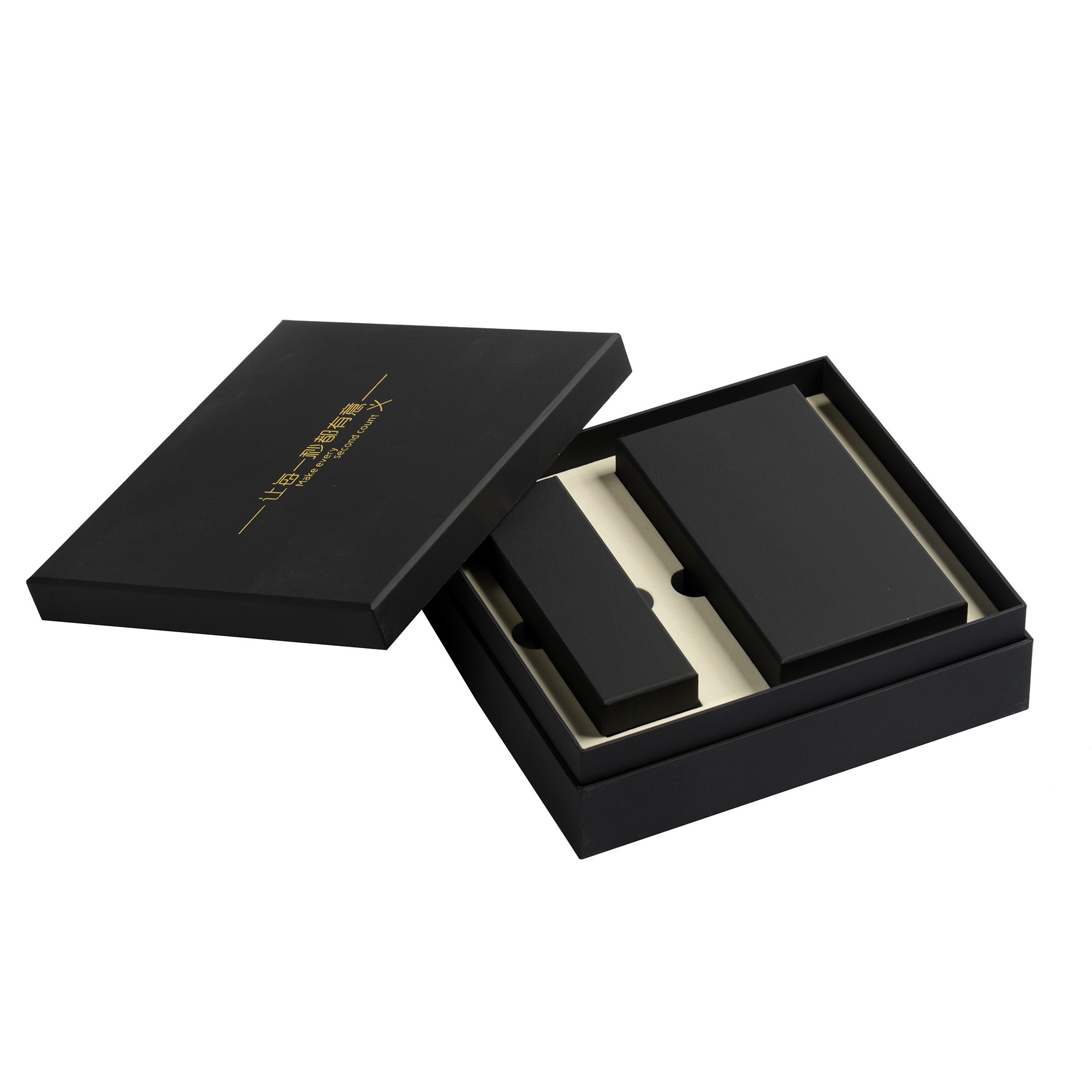 Black special paper exquisite set paper watch packing box