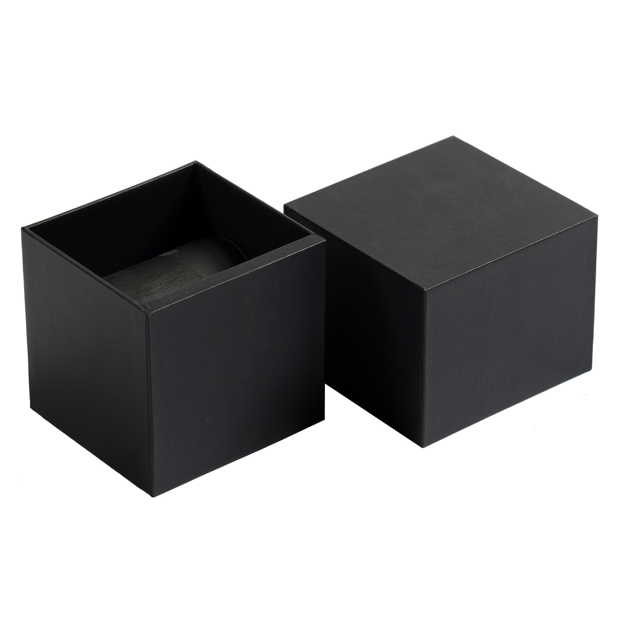 Black tactile paper classic plastic watch gift box