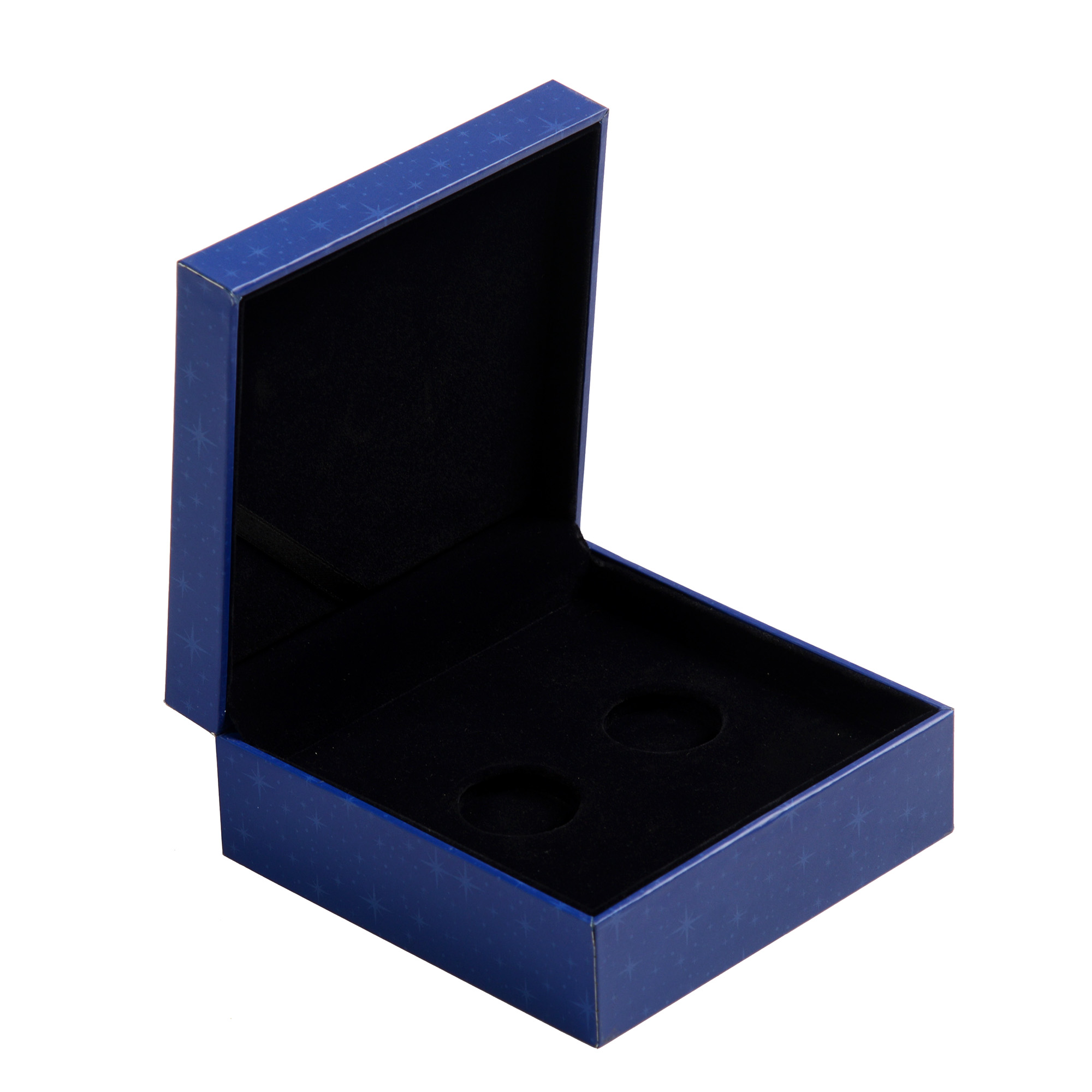 Blue special paper glue precious metal packing box