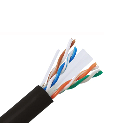 Cablu Ethernet în vrac CAT6A, S/FTP ecranat, cupru solid 23AWG, pentru interior.