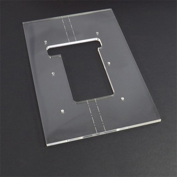CNC machining of plexiglass parts 