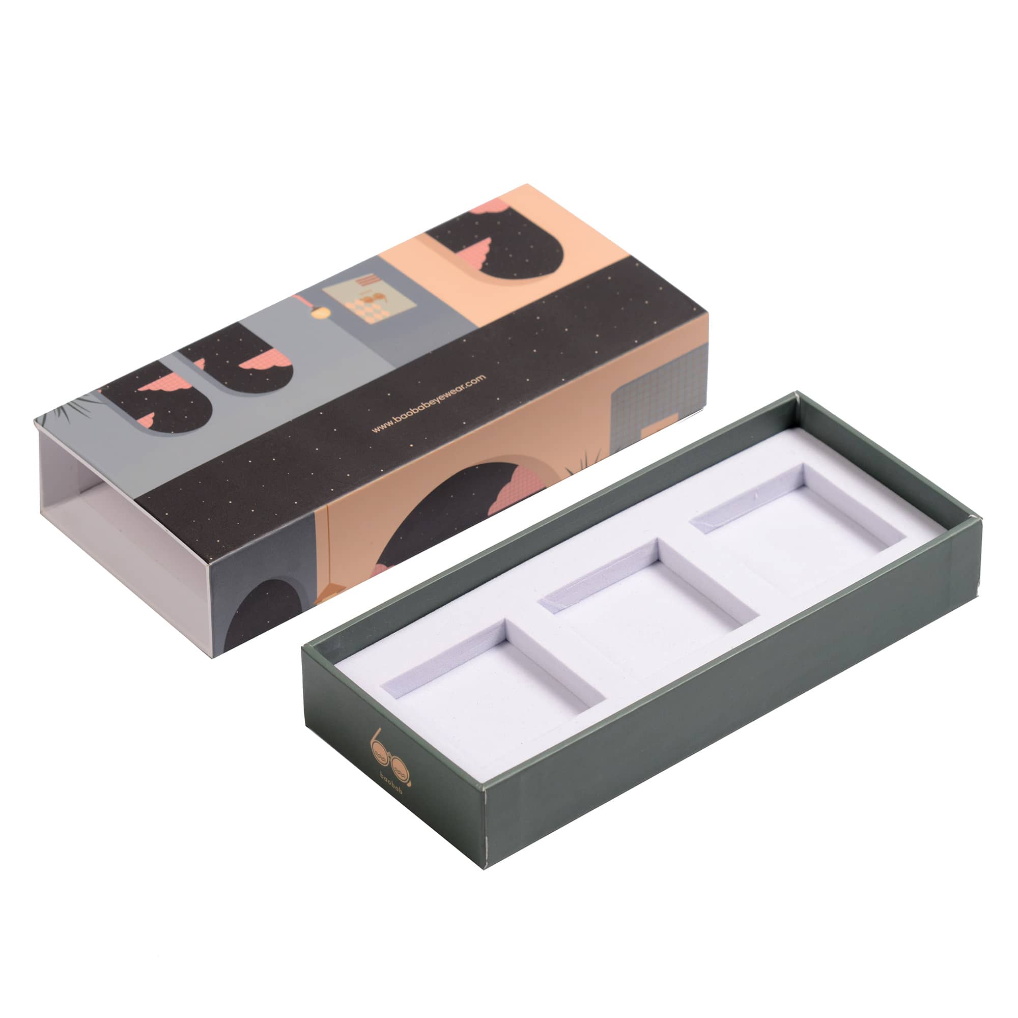 Cartoon make-up paper cosmetic box