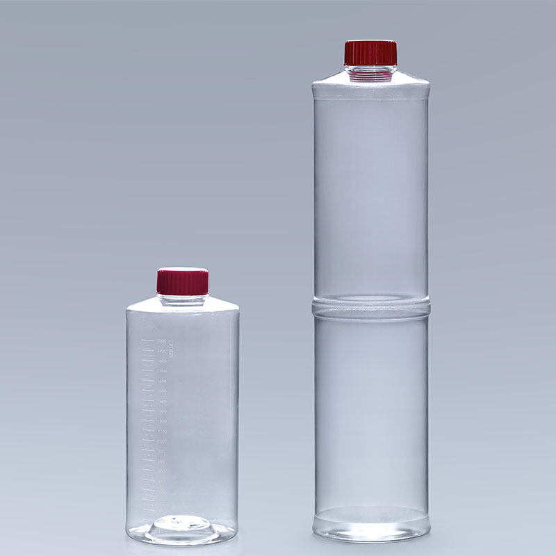 Cell culture roller bottles made of plastic have become a trend