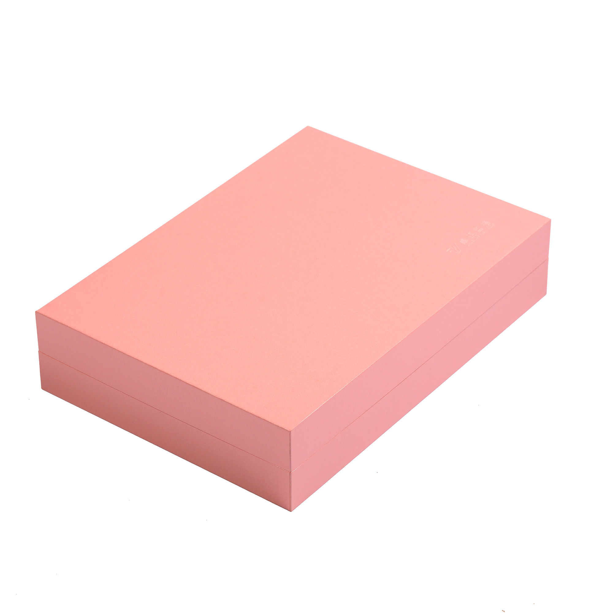 Pink pearlescent paper set paper cosmetics box