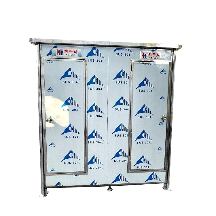 Prefabricated construction materials stainless steel sandwich panel portable toilet