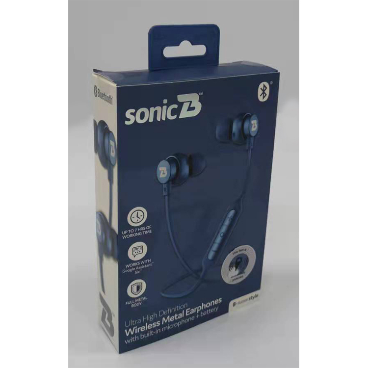 Wired earphone color box
