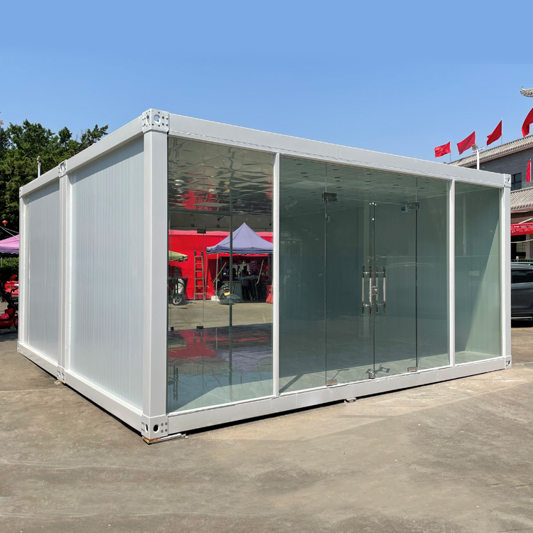 China detachable container house and flat pack shipping container home for sale