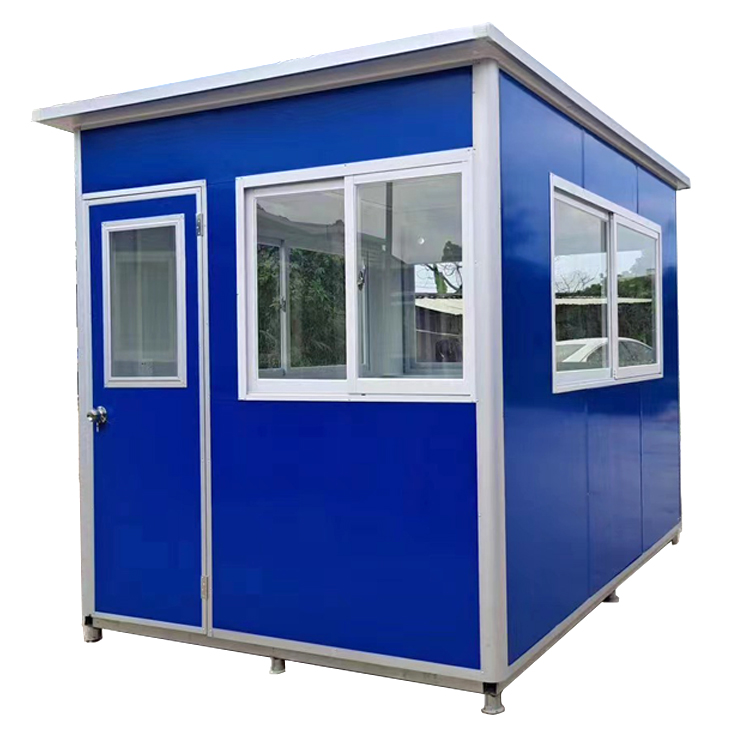 China high quality and hot sale prefab materials EPS sandwich panel portable security house for sale