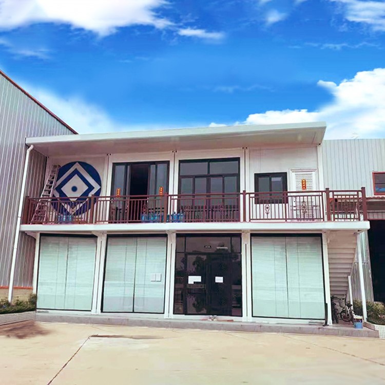 Prefab villa prefabricated flat pack container house office
