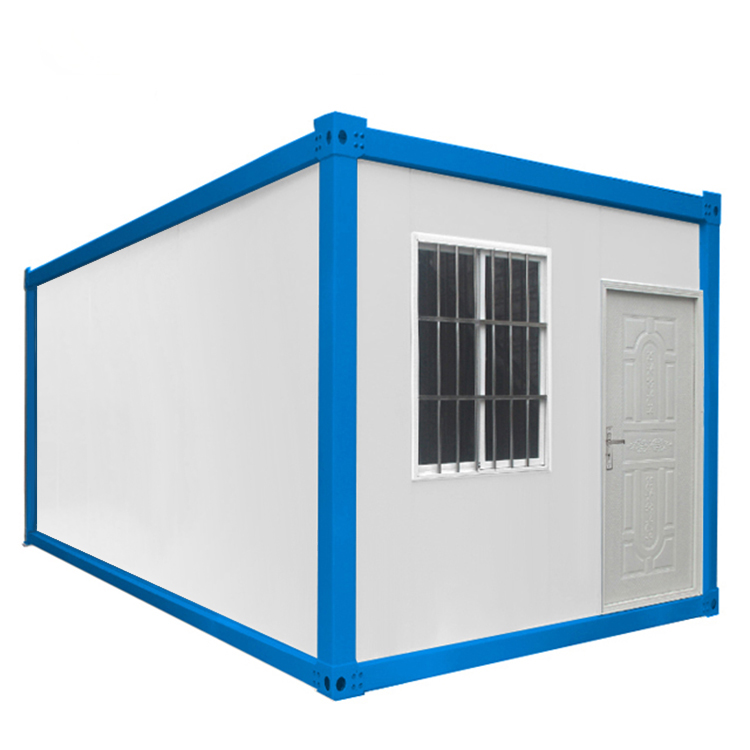 China site office cabin prefab container home flat pack container house factory