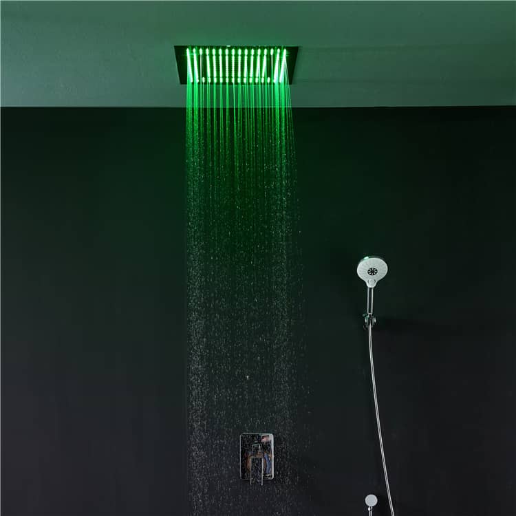 Colorful Light Concealed Showers