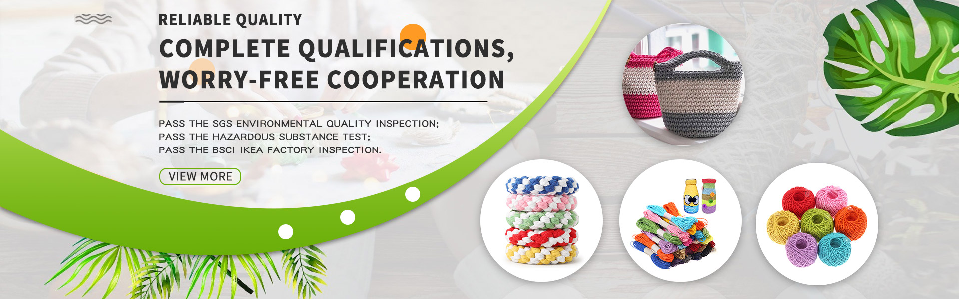 Complete qualifications, worry-free cooperation