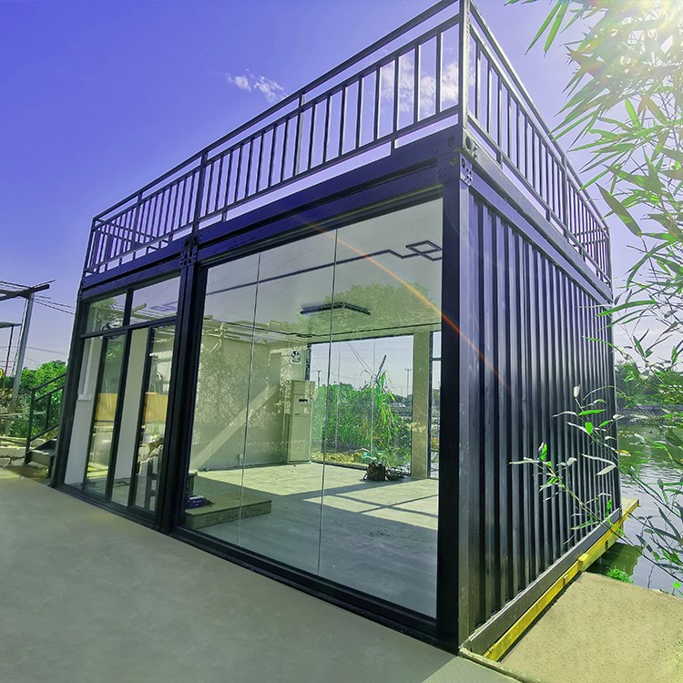 Container frame outdoor corrugated plate detachable container house leisure cabin