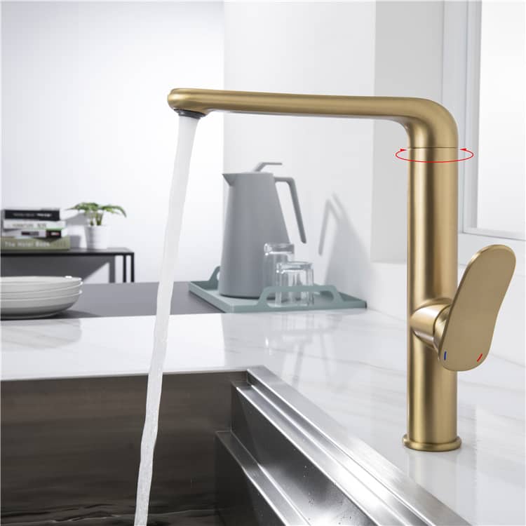 Golden Color  Kitchen Faucet