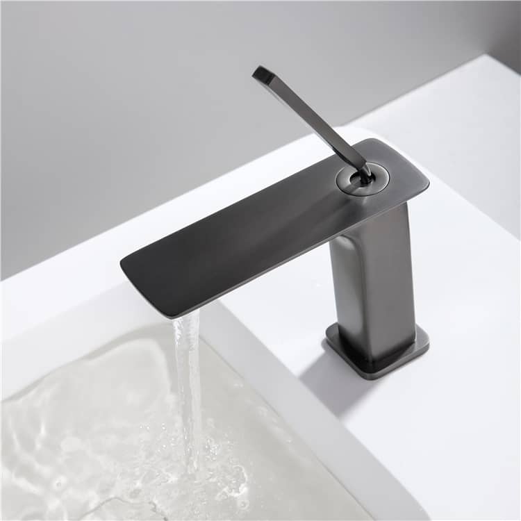 Grey Wash Basin Faucet