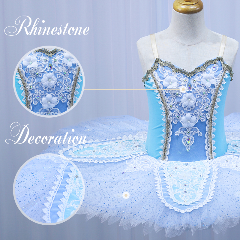 Blue Girls Ballet Costumes