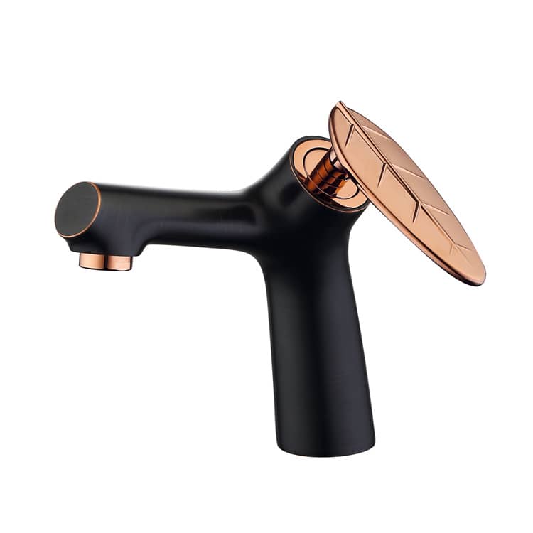 Leaf Handle Wash Basin Faucet