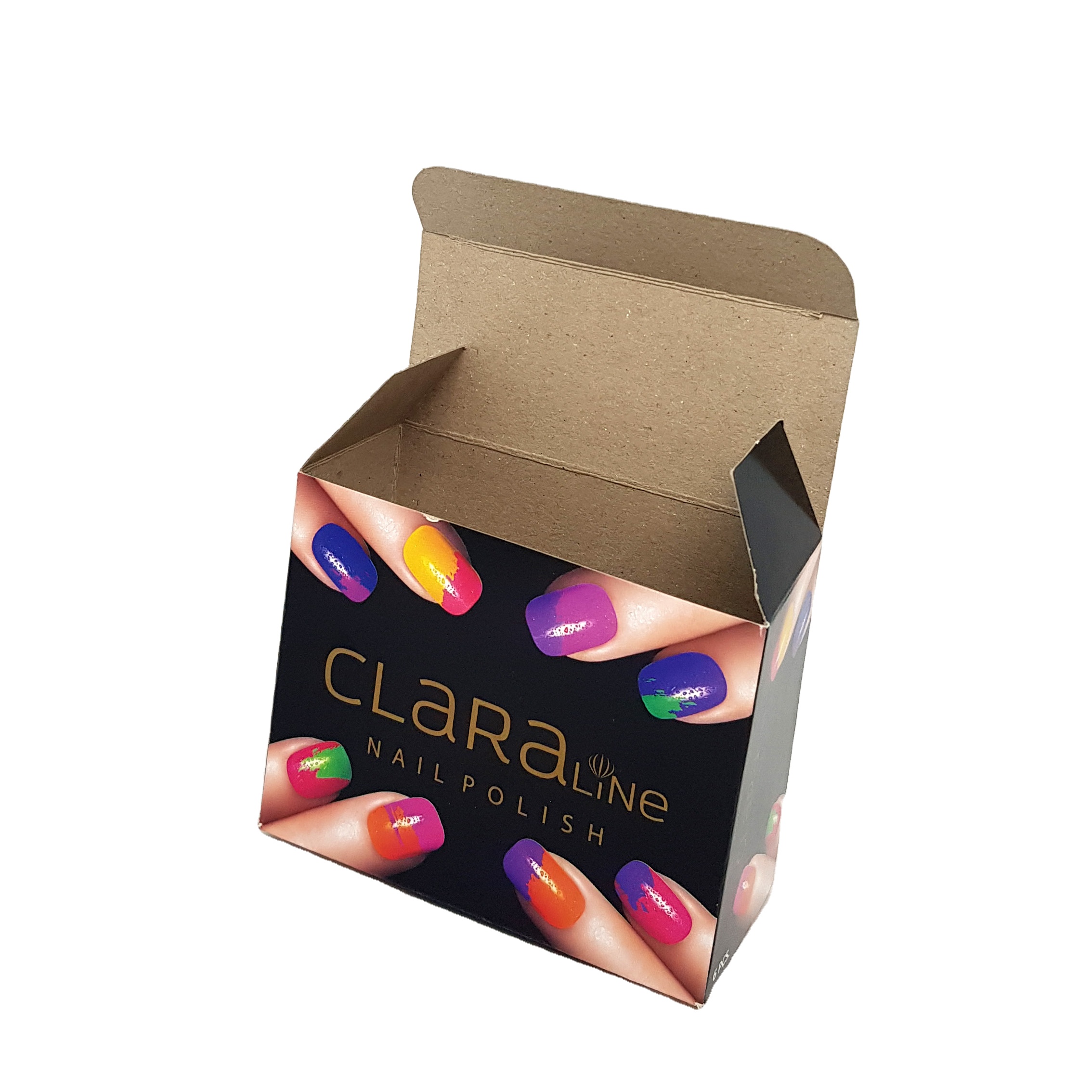 Offset Printed Luxury and Elegant Nail Polish Box Modern Design Paper Box Custom White Oem Boxes