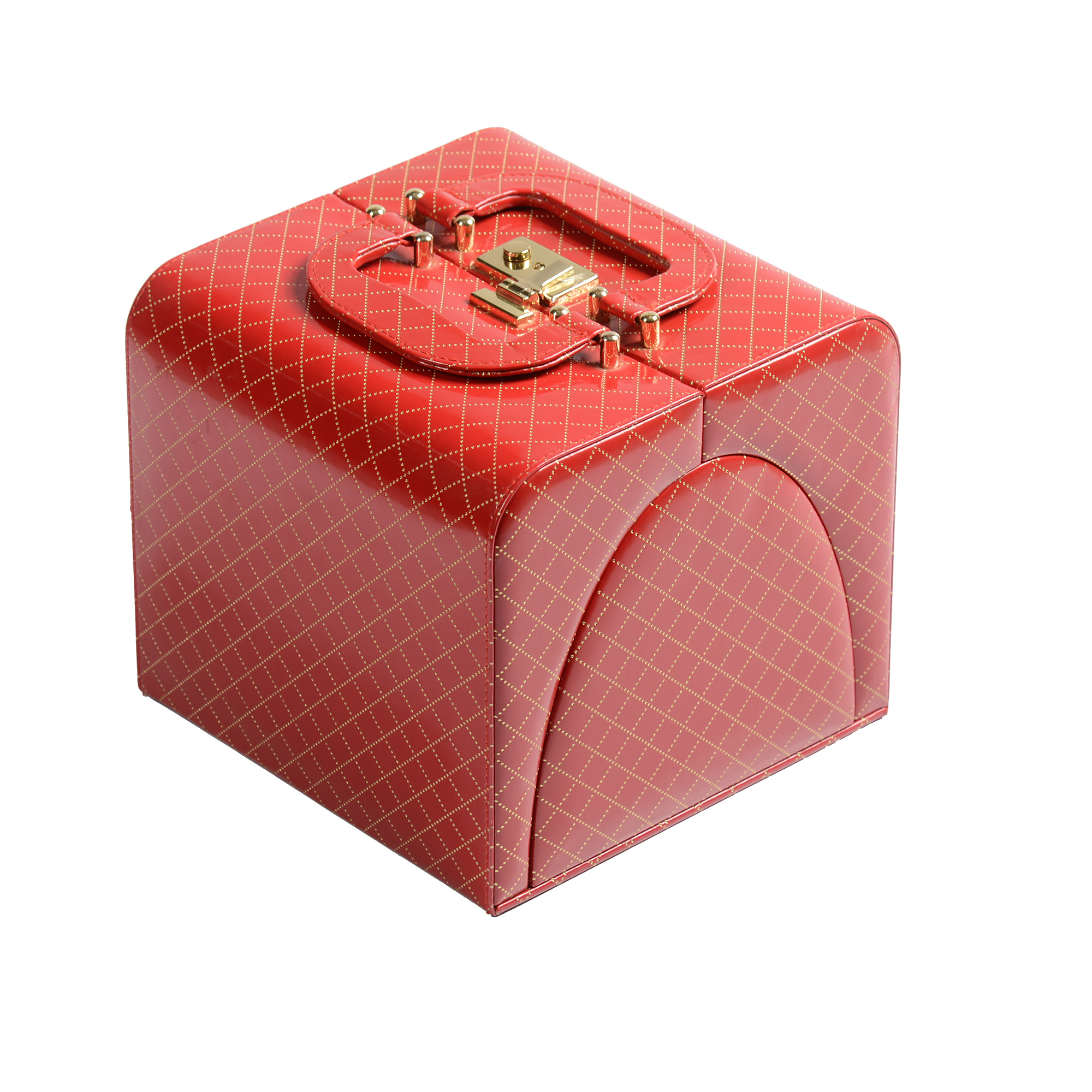 PU portable leather jewelry box