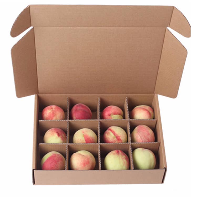 Peaches packaging box