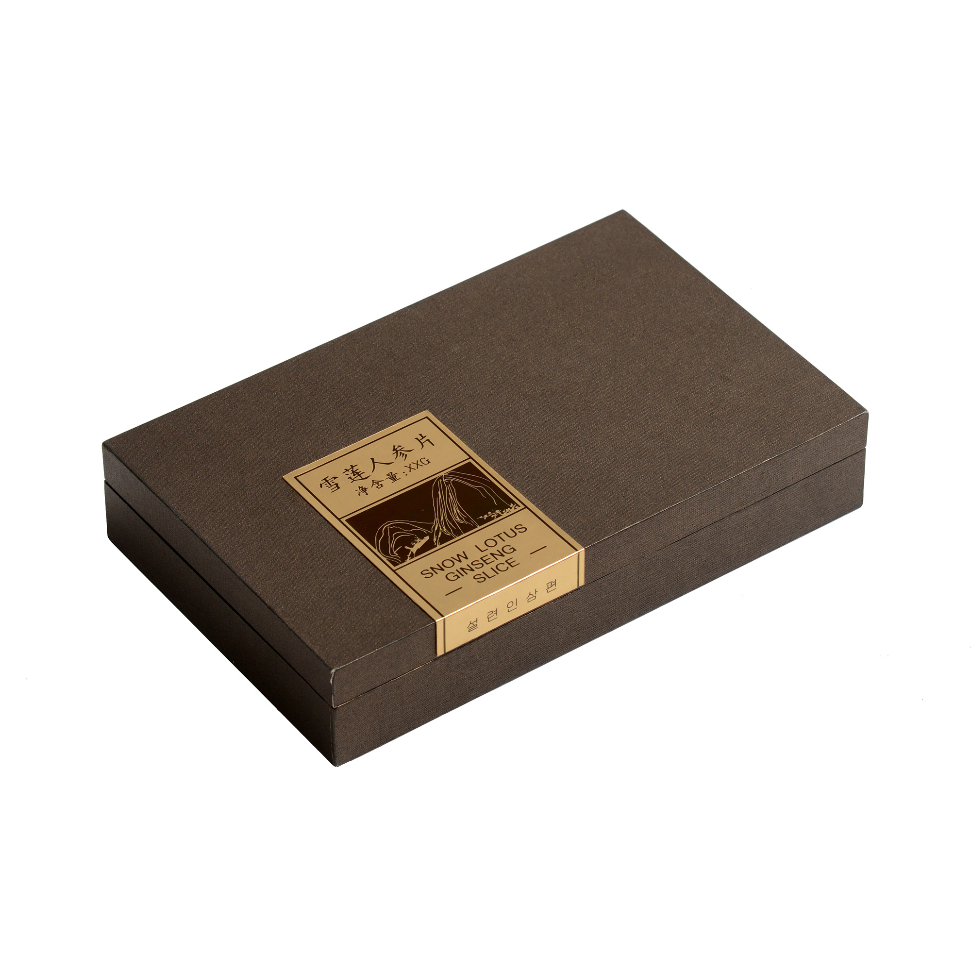 Pearl paper health care products wooden gift box