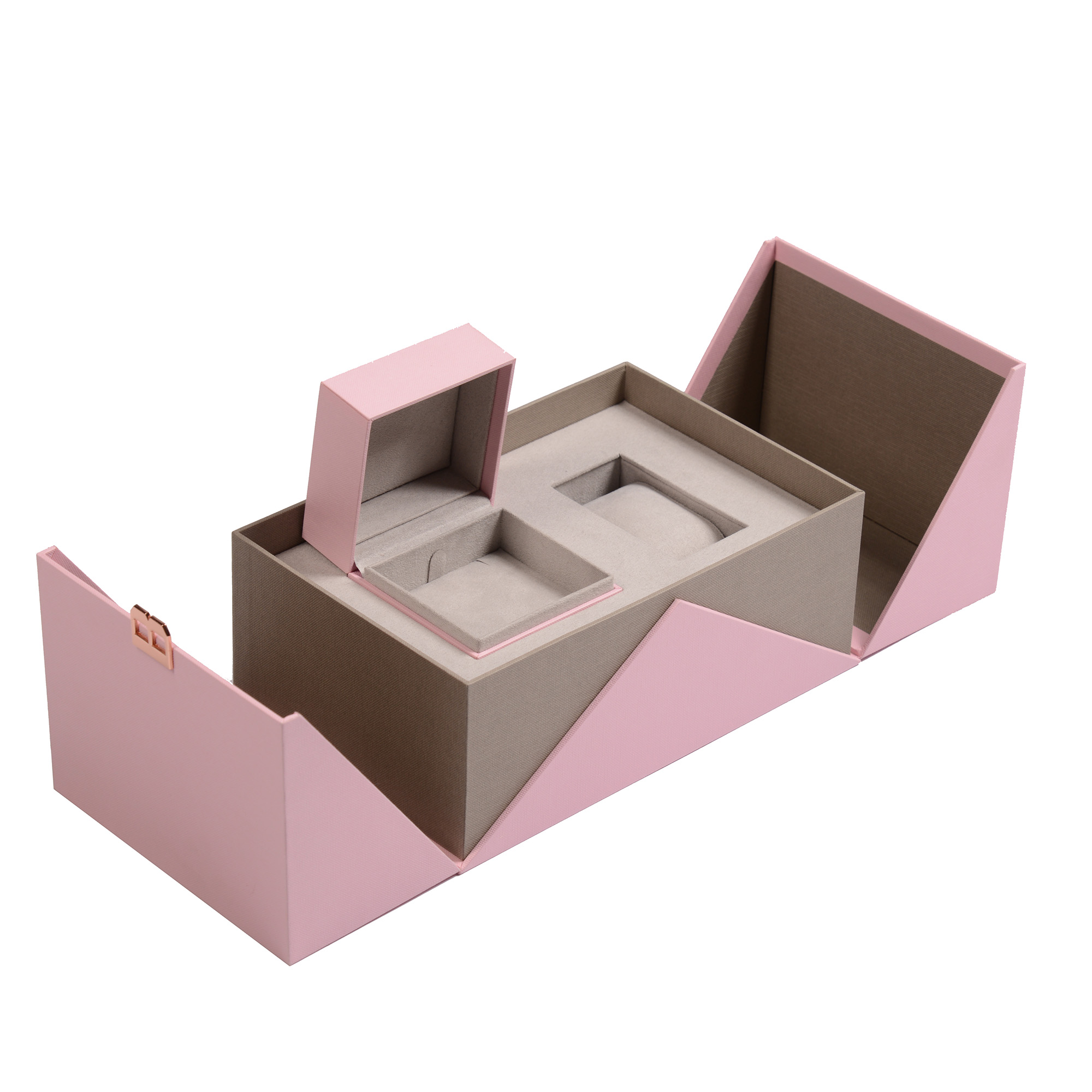 Pink Specialty paper set watch box