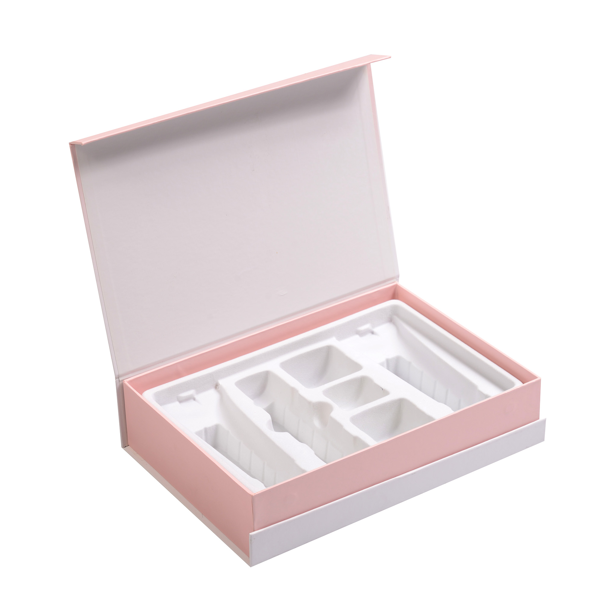 Pink skin care set paper gift box