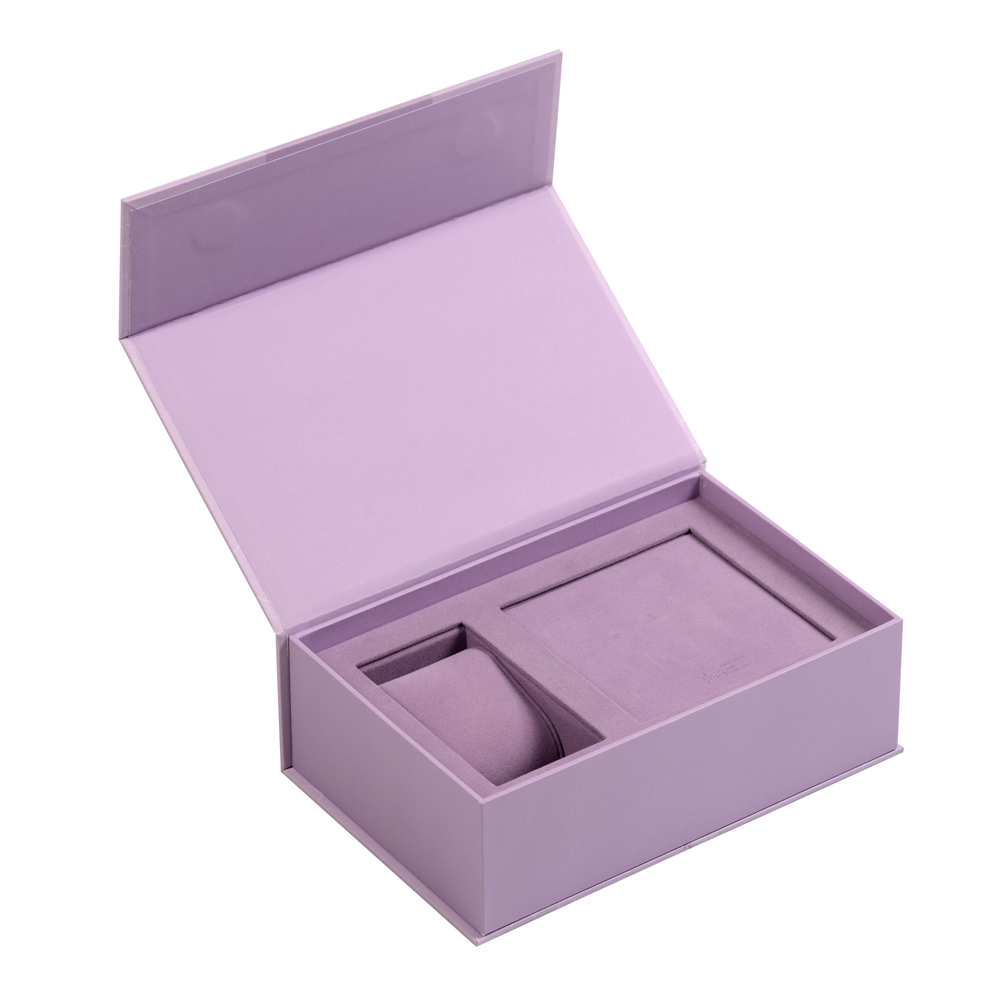 Pink special paper clamshell paper watch box