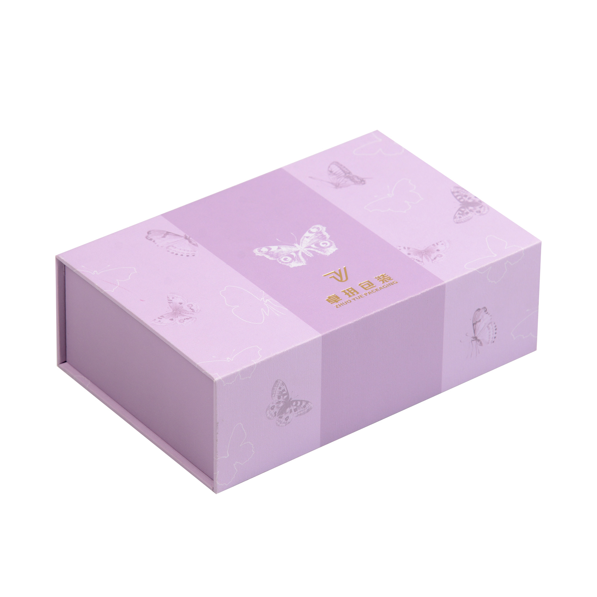 Pink special paper clamshell paper watch box