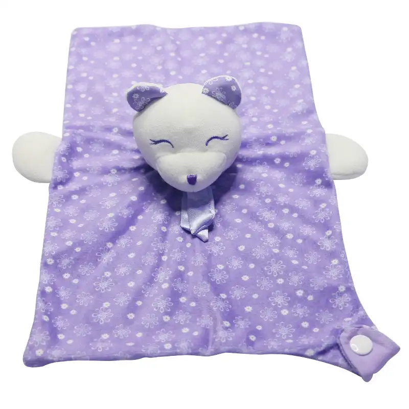 Plush saliva towel