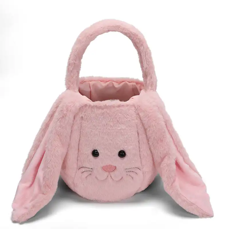 Plush shopping basket