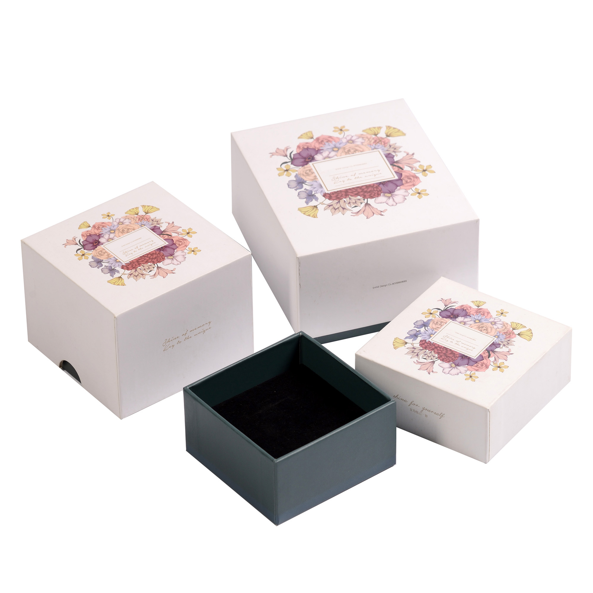 Printed sub-submembrane paper jewellery box