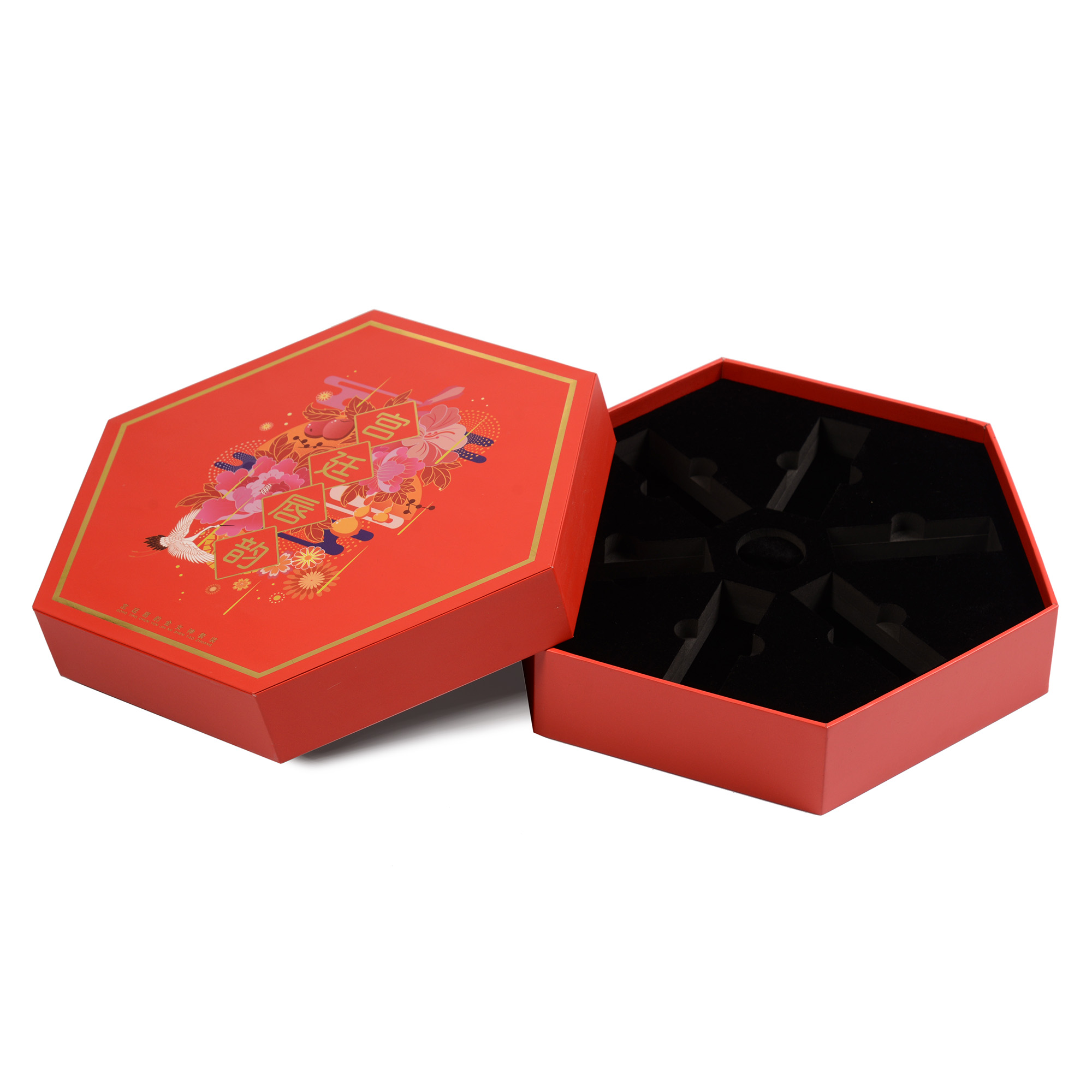 Red special paper lip gloss paper cosmetics box