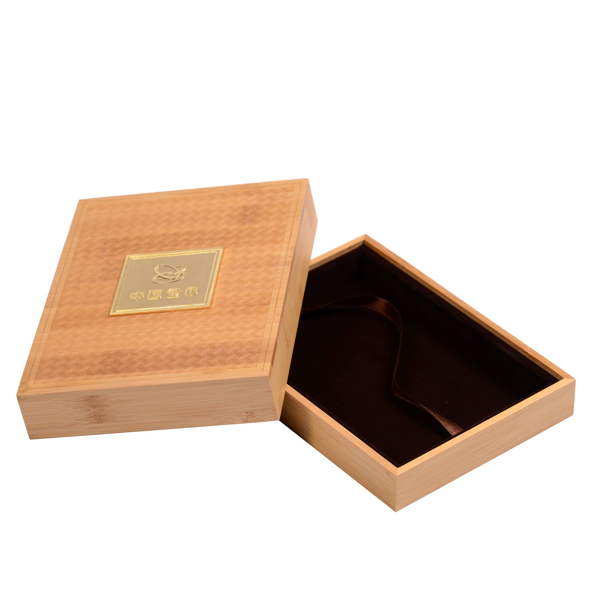 Souvenir coin bambooed precious metal packing box