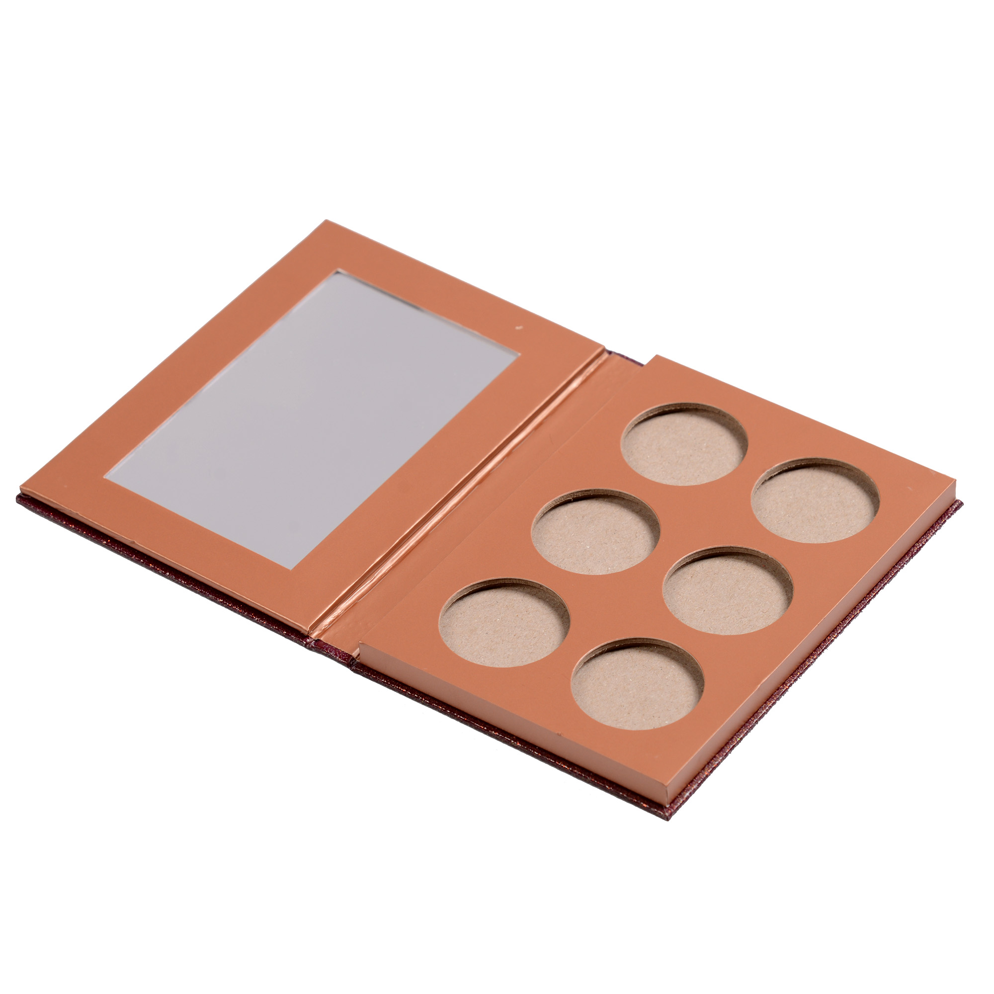 Special paper six-color eye shadow paper cosmetic box