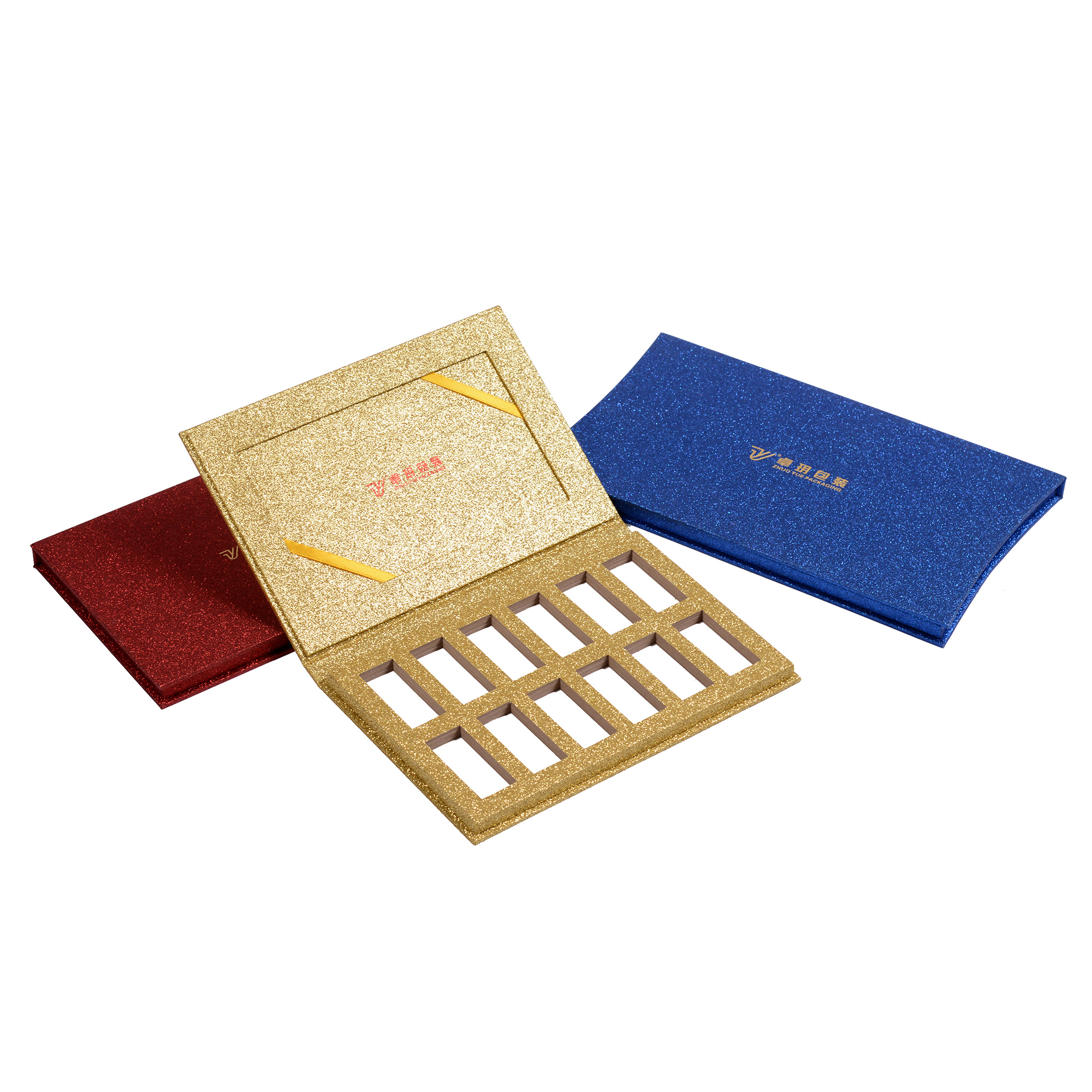 Special paper square eye shadow paper cosmetic box