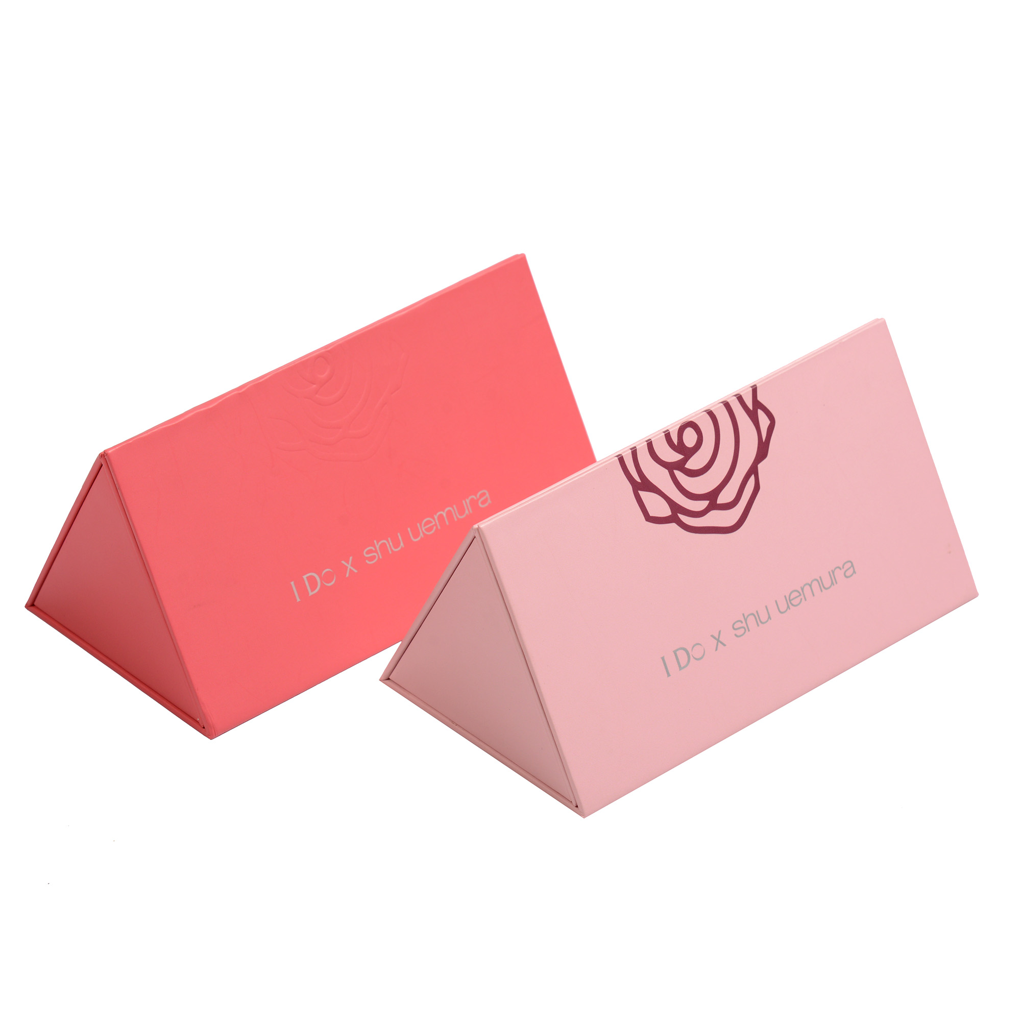 Triangle lip gloss paper cosmetics box