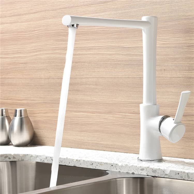 White Color Kitchen Faucet
