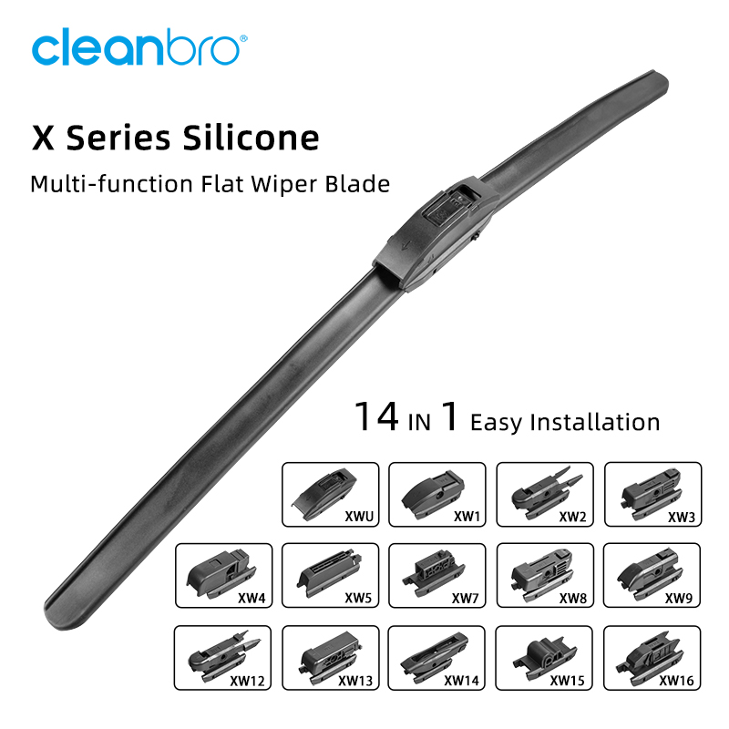 Windshield Wiper Blades Frameless With 14 Connectors