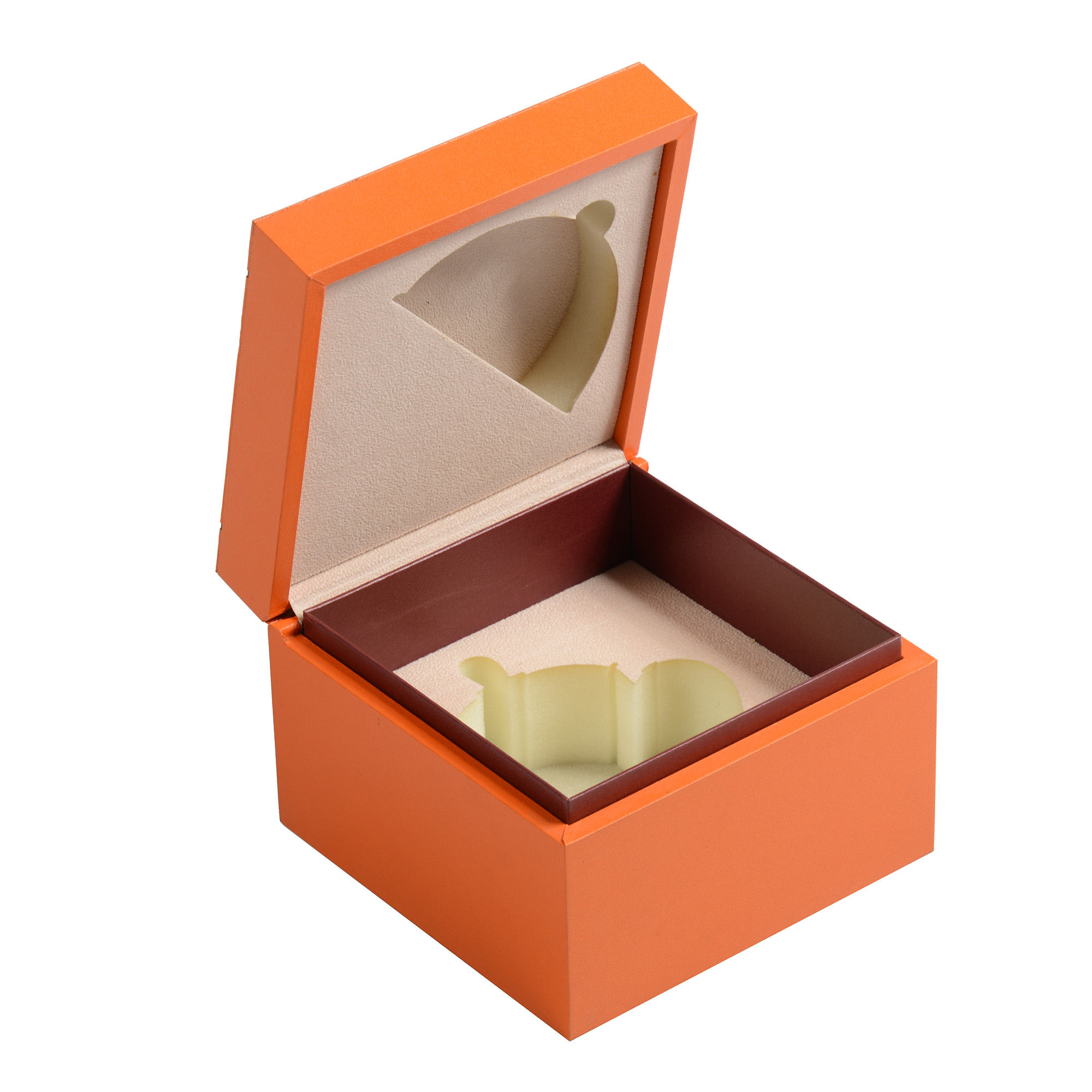 Yellow filled paper ceramic wood gift box